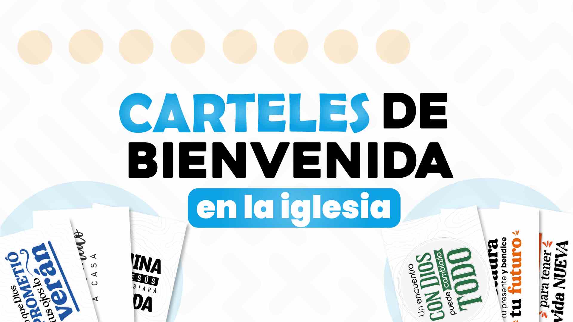 Carteles de bienvenida en la iglesia | PDF Gratis - Más Impulso