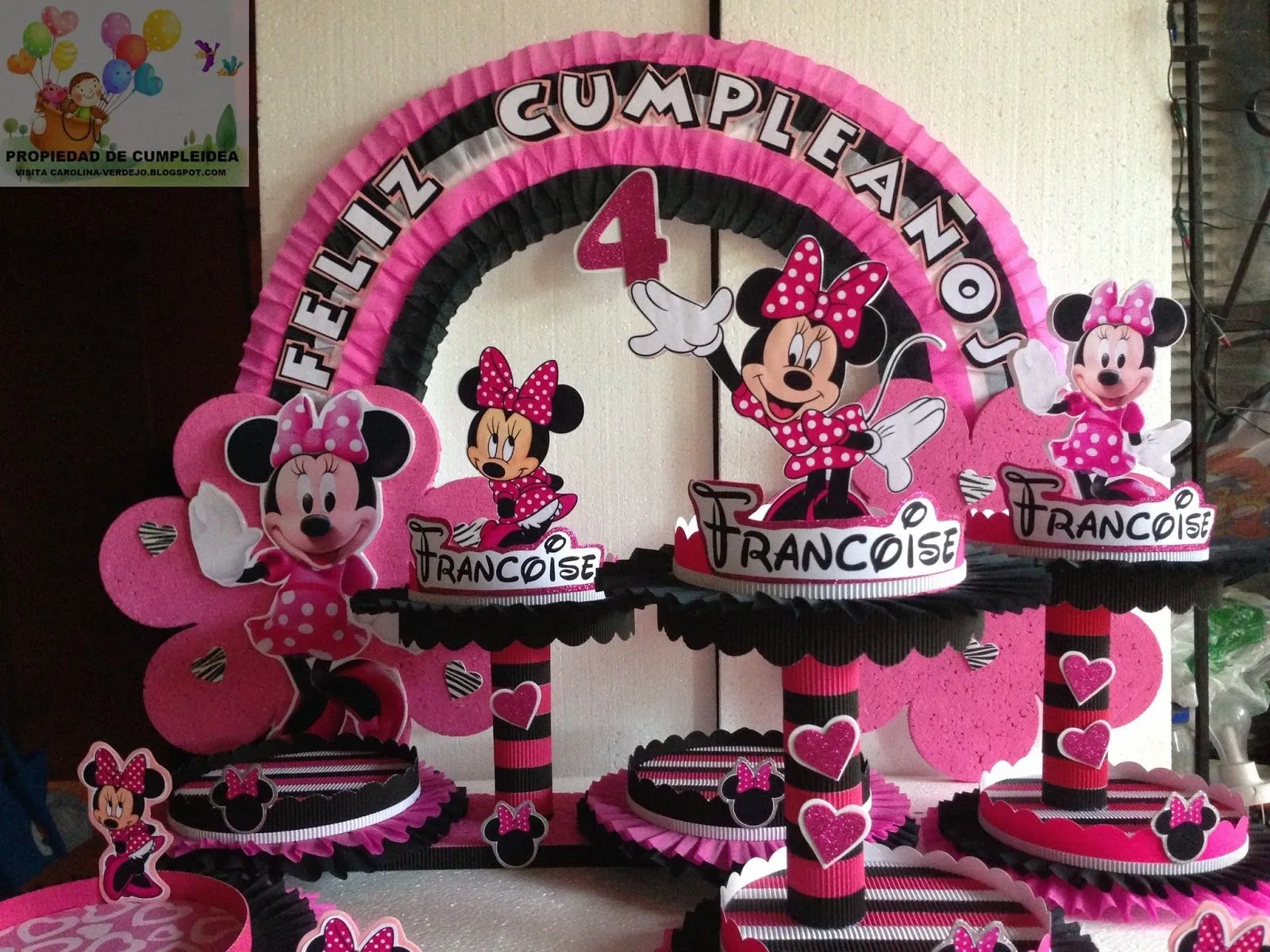 Carteles de bienvenida con Minnie Mouse - Imagui