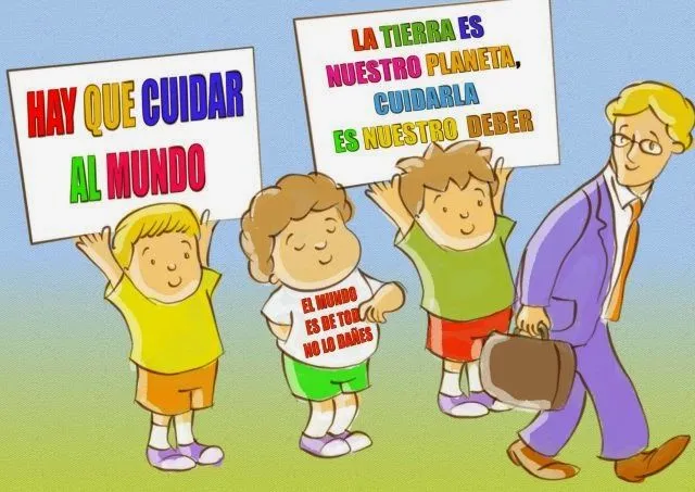 Carteles del cuidado del medio ambiente para niños - Imagui