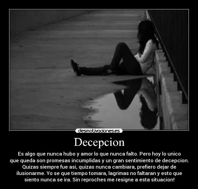 Carteles de Decepcion Pag. 122 | Desmotivaciones