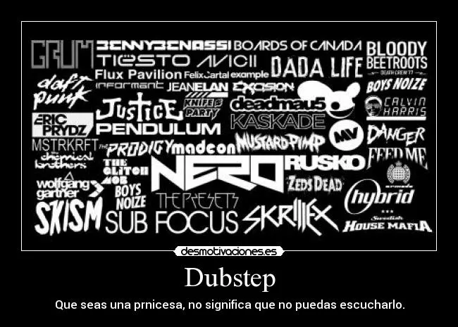 Carteles de Dubstep Pag. 13 | Desmotivaciones