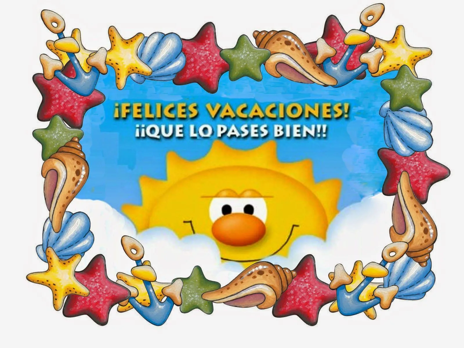 Carteles de felices vacaciones - Imagui