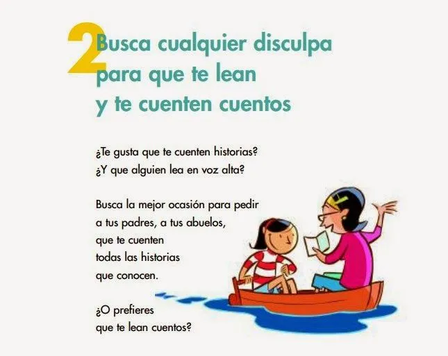 Carteles para fomentar la lectura en los niños. Decálogo ...