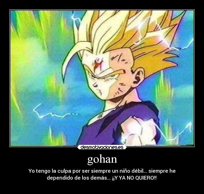 Carteles de Gohan Pag. 9 | Desmotivaciones