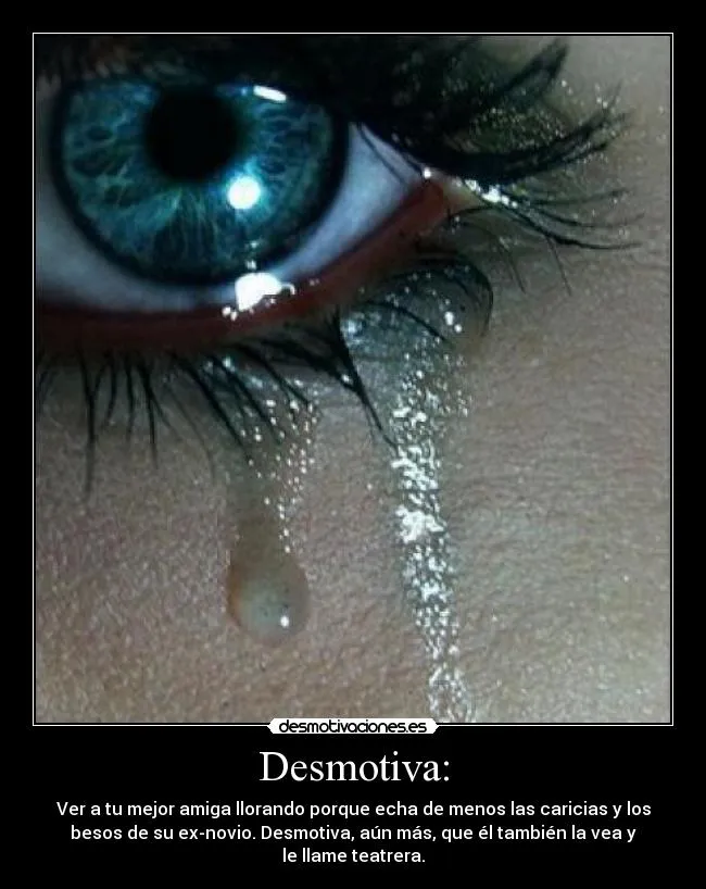 Carteles de Llorar | Desmotivaciones