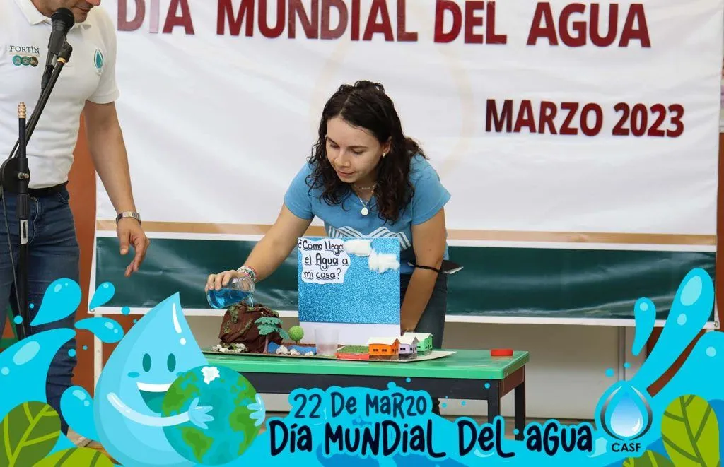 CON CARTELES Y MAQUETAS ALUMNOS DEL JARDÍN DE NIÑOS GABRIELA MISTRAL  EXPLICAN EL CUIDADO DEL AGUA - Comisión de Agua y Saneamiento de Fortin