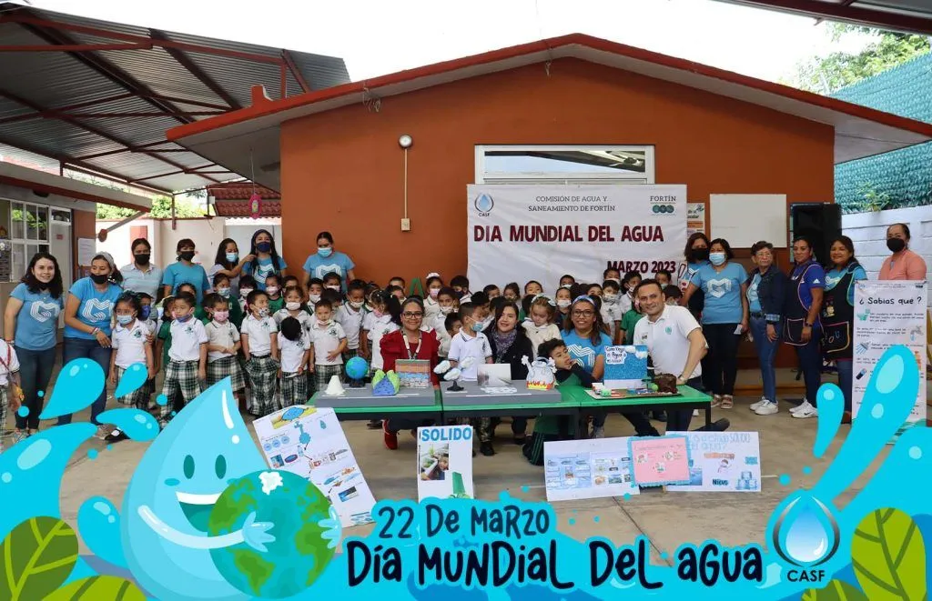 CON CARTELES Y MAQUETAS ALUMNOS DEL JARDÍN DE NIÑOS GABRIELA MISTRAL  EXPLICAN EL CUIDADO DEL AGUA - Comisión de Agua y Saneamiento de Fortin