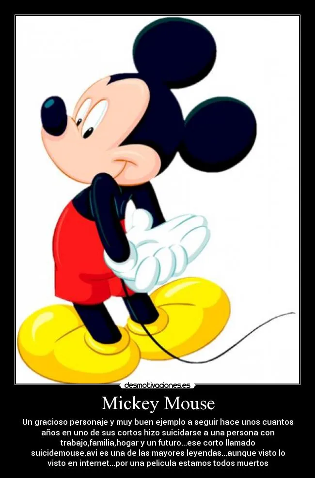 Carteles de Mickeymouse Pag. 2 | Desmotivaciones