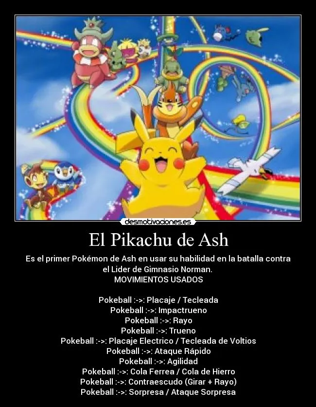 Carteles de Pikachu Pag. 253 | Desmotivaciones