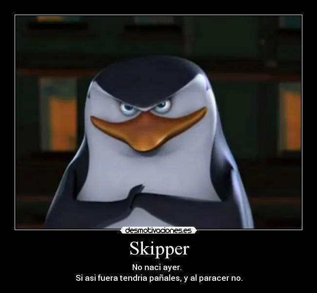 Carteles de Skipper | Desmotivaciones