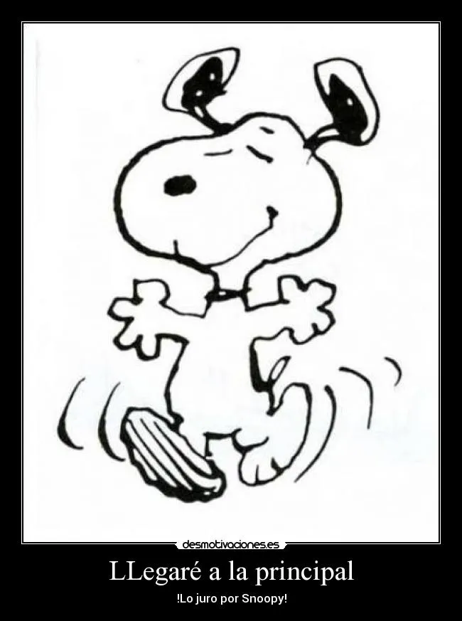 Carteles de Snoopy | Desmotivaciones