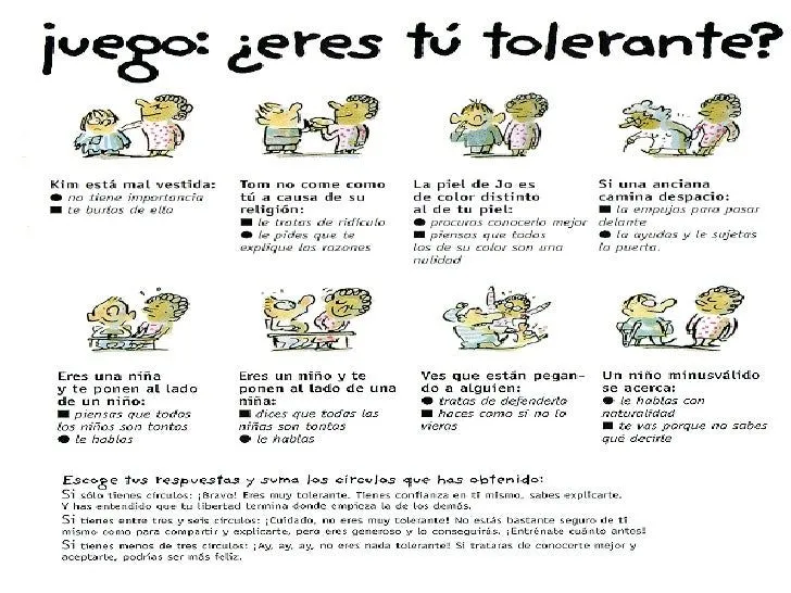 Carteles Sobre La Tolerancia Para Los NiñOs