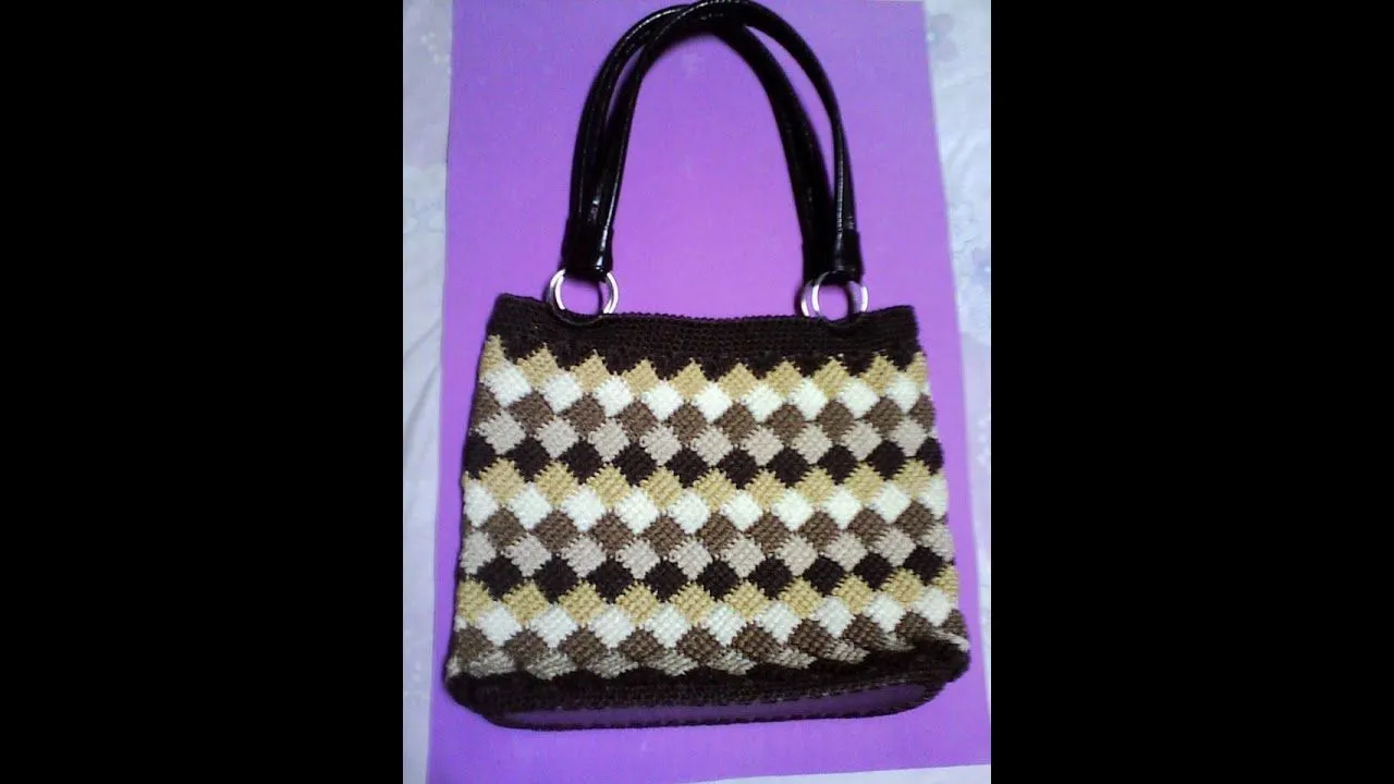 CARTERAS TEJIDAS A CROCHET ELEGANTES 2016 - YouTube