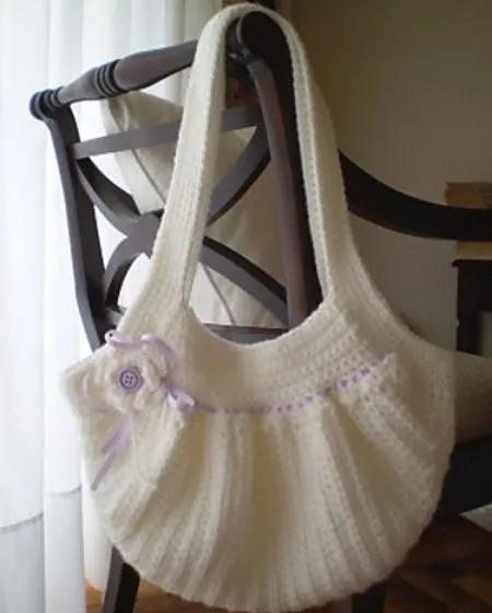 Carteras tejidas a crochet y patrón para hacerlas - Las ...