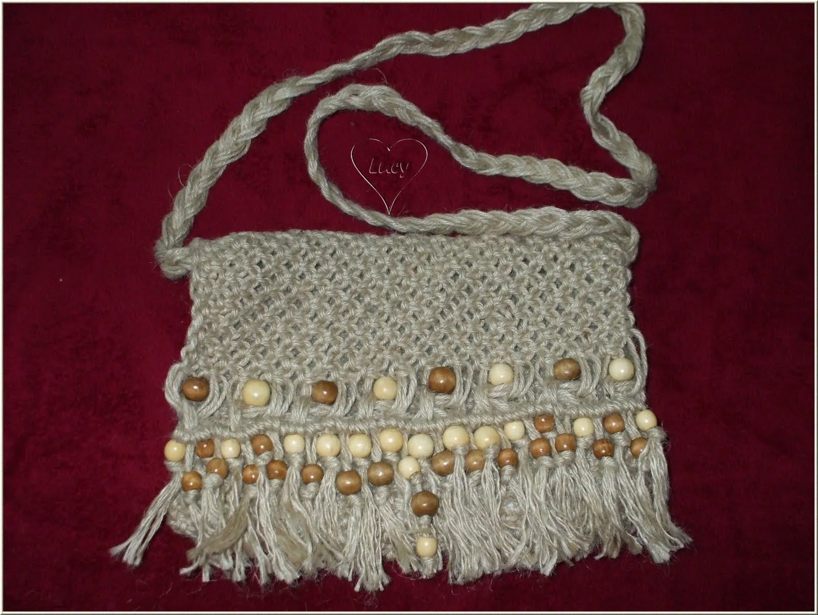 Carteras tejidas a macrame - Imagui