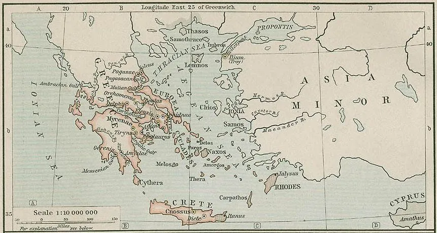 Cartine della Grecia antica