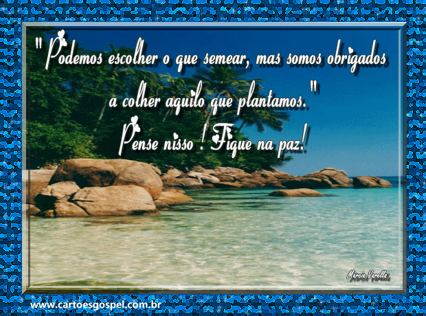 Cartões Gospel Pensamentos