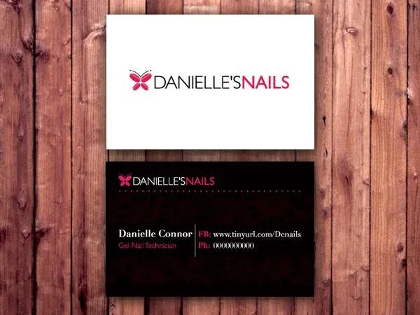 Cartões de visitas criativos para manicures - Assuntos Criativos