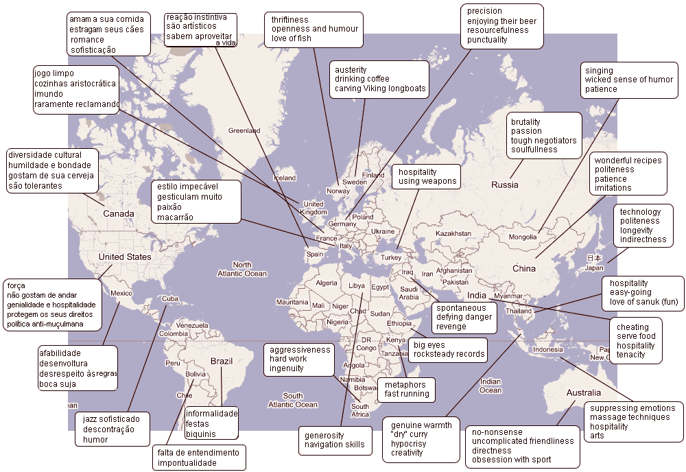 Cartografia de Estereótipos « Cartografia Escolar