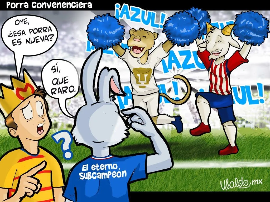 Cartones Ubaldo: Porra convenenciera (pumas y chivas) (eterno ...