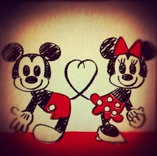 cartoon, couple, cute, love - inspiring picture on Favim.com | We ...