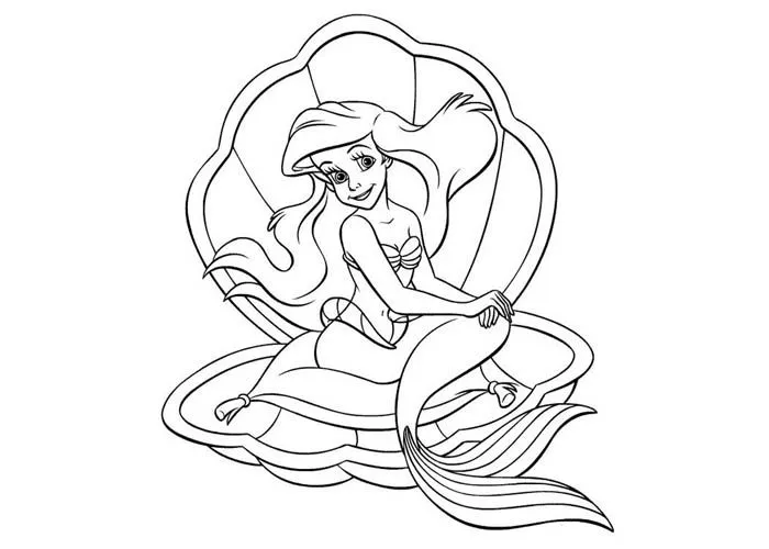 cartoon mermaids Colouring Pages