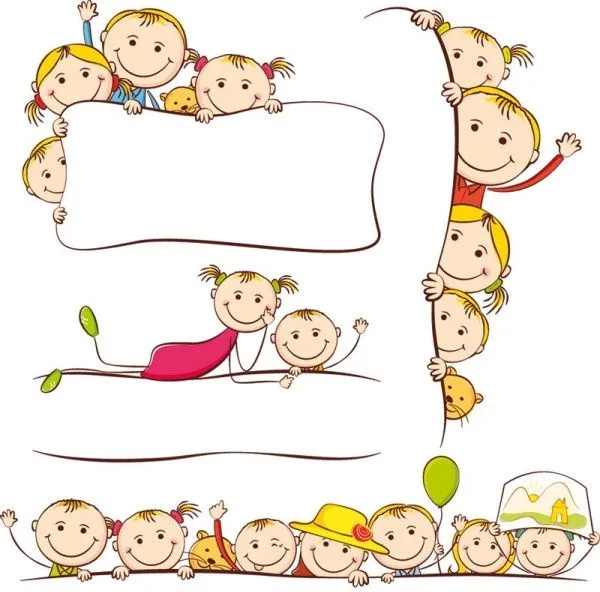 Cartoon the children painting vector Vector cartoon - Free vector ...