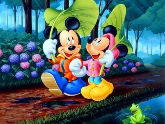 Micky Mouse & Mini Mouse | DesiComments.com