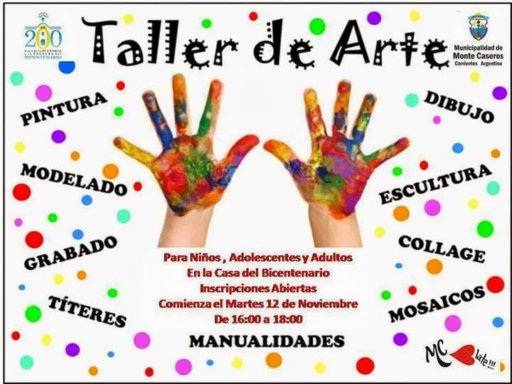 EN CASA DEL BICENTENARIO: Taller de "ARTE Y MANUALIDADES" para ...