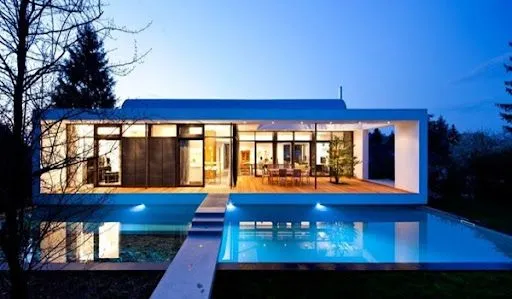 Casa C1 Diseño Minimalista / Dettling Architekten, Alemania ...