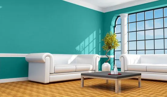 Casa y Color - Visualizador de colores - Salón en azules