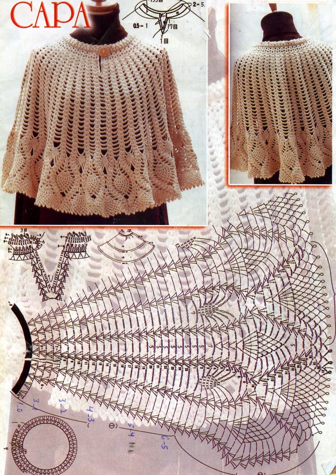 Capas en crochet patrones - Imagui