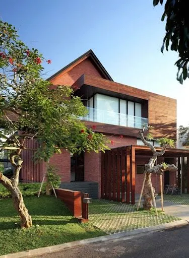 Casa de diseño tropical con arquitectura contemporánea en ...