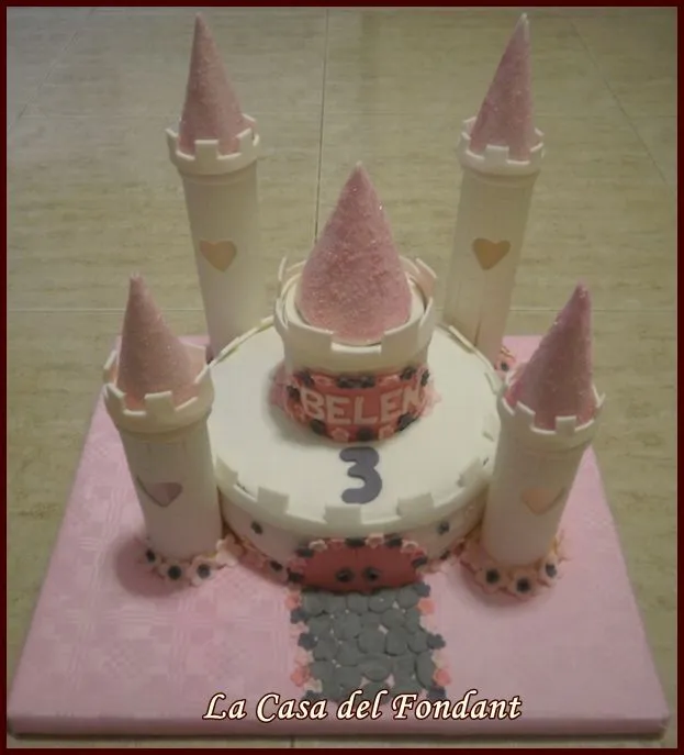 La Casa del Fondant: Tarta Castillo de la Princesa