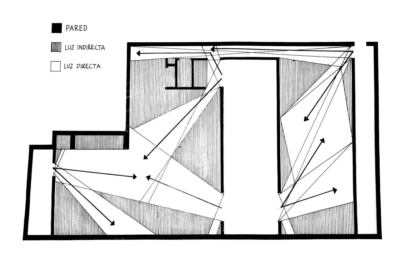 CASA M - KAZUYO SEJIMA: Análisis ( iluminación - circulación )