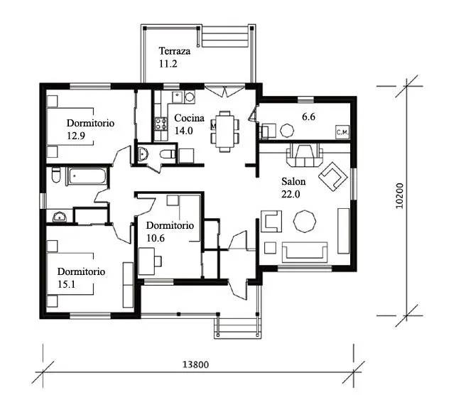 Casa de madera, Casas prefabricadas, FOTO CASA MODELO ASTORIA LUX