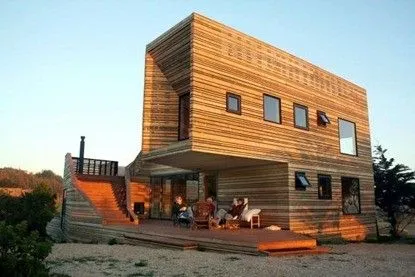 Casa de madera en Tunquén, Chile