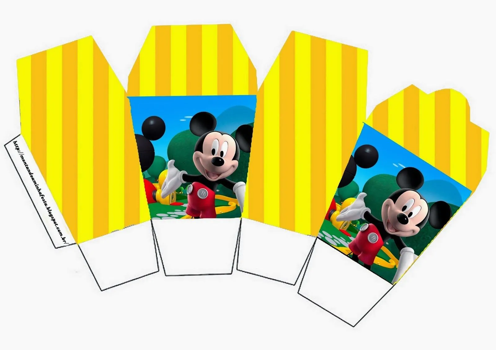 Casa de Mickey: Cajas para Imprimir Gratis. | Ideas y material ...