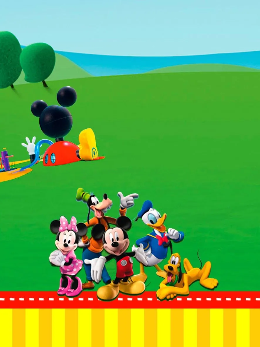 Casa de Mickey: Imprimibles e Invitaciones para Imprimir Gratis ...