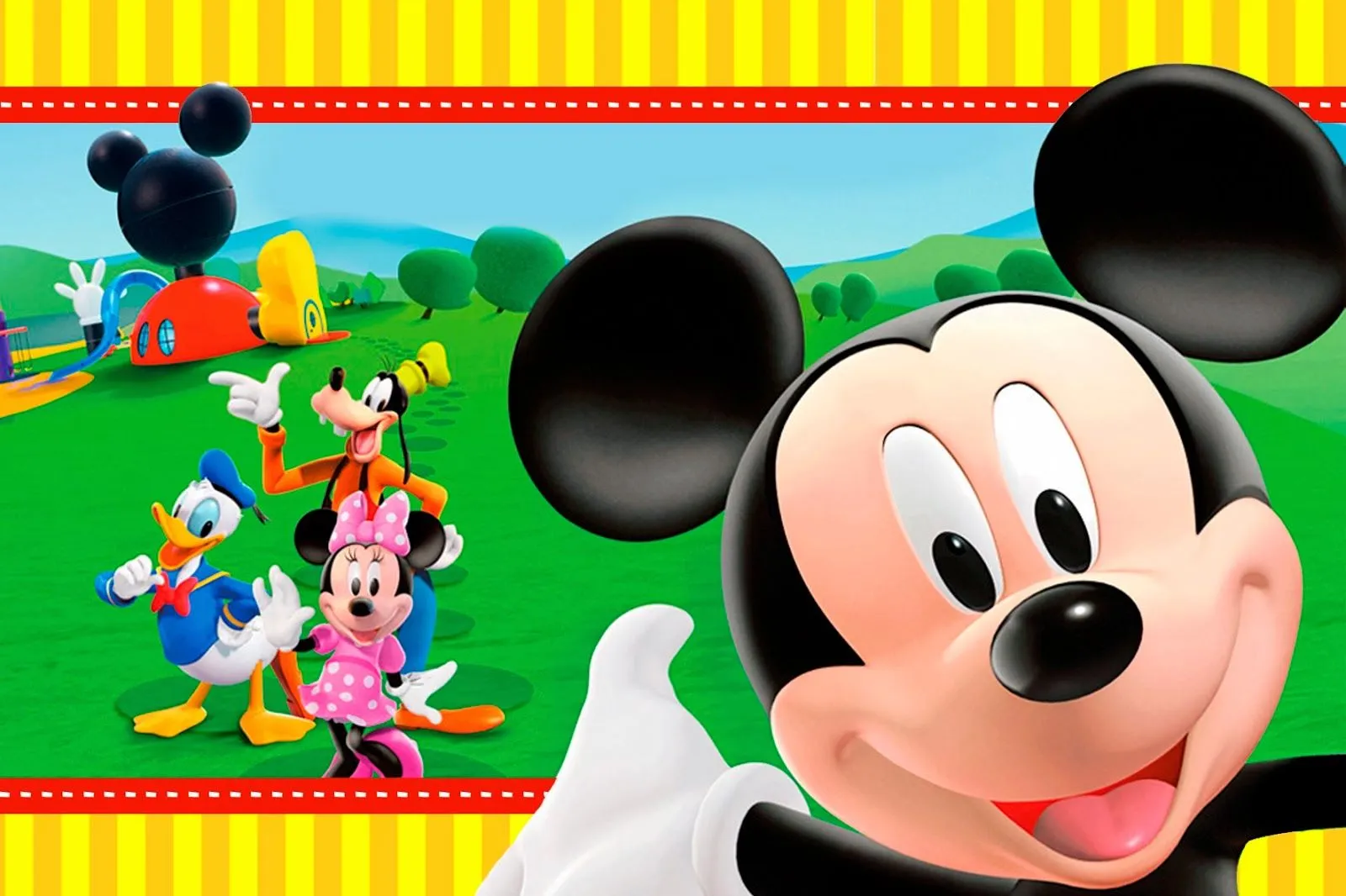 Casa de Mickey: Imprimibles e Invitaciones para Imprimir Gratis ...