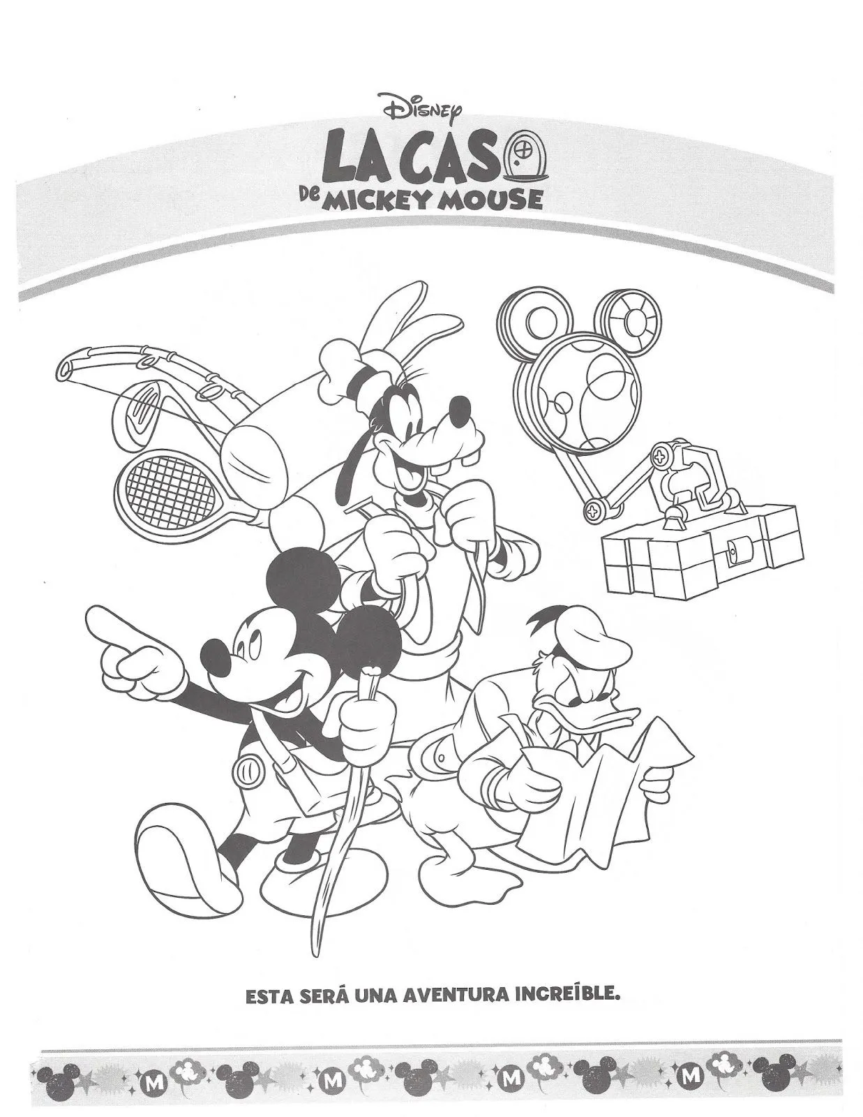 IMAGENES DE MICKEY MOUSE PARA COLOREAR