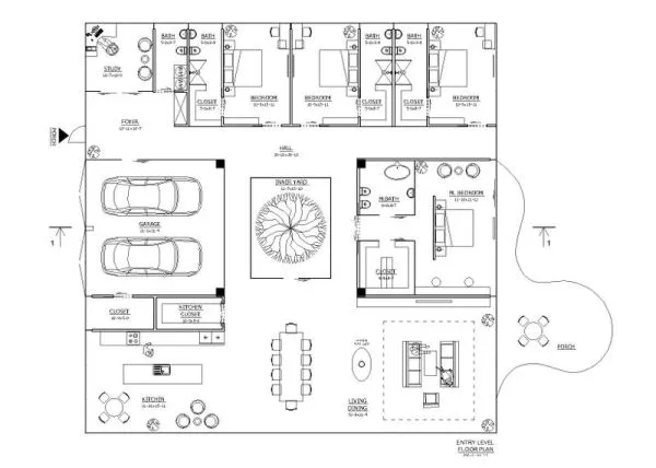 Croquis Para Buscar La Armonia En Casa Con El Feng Shui | Planos ...