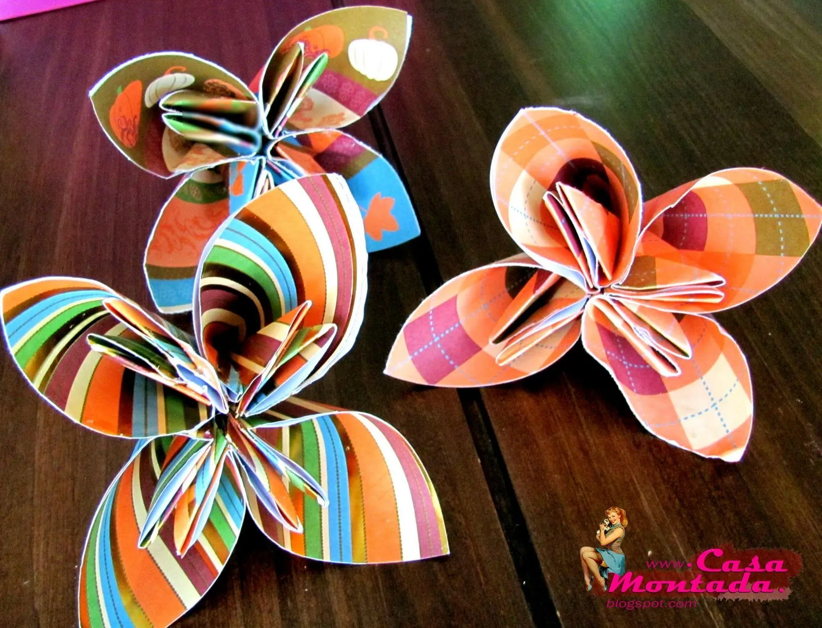 Casa Montada: Craft para Final de Semana :Flores de Papel