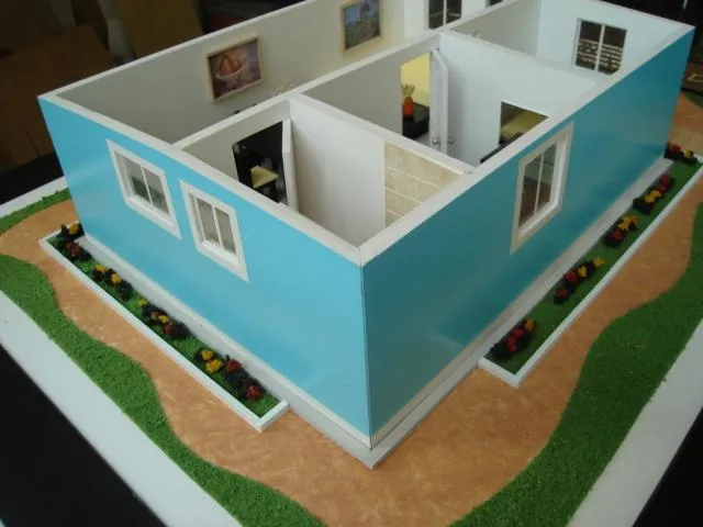 Casas armables para maquetas - Imagui