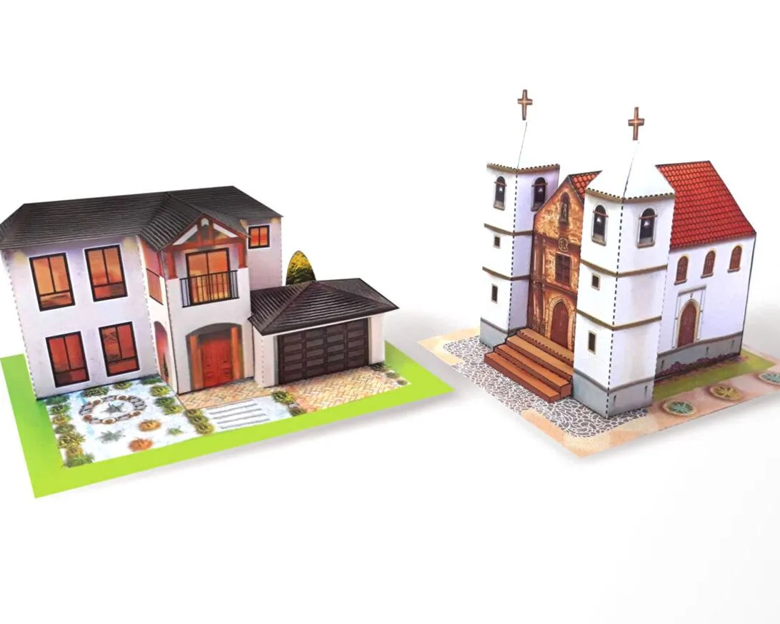 CASAS Y MAQUETAS — LAMINAS EDUCATIVAS SOLARTE