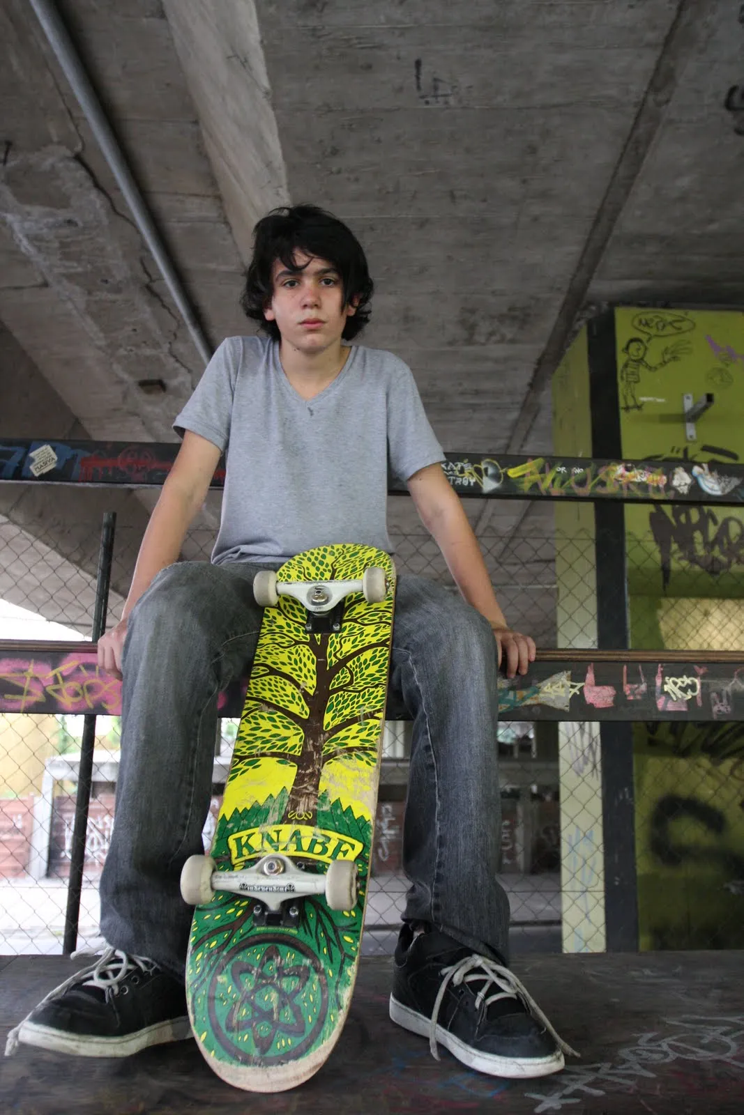 Casas marcadas: retratos de skaters