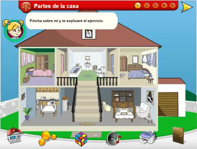 De una casa con sus partes - Imagui