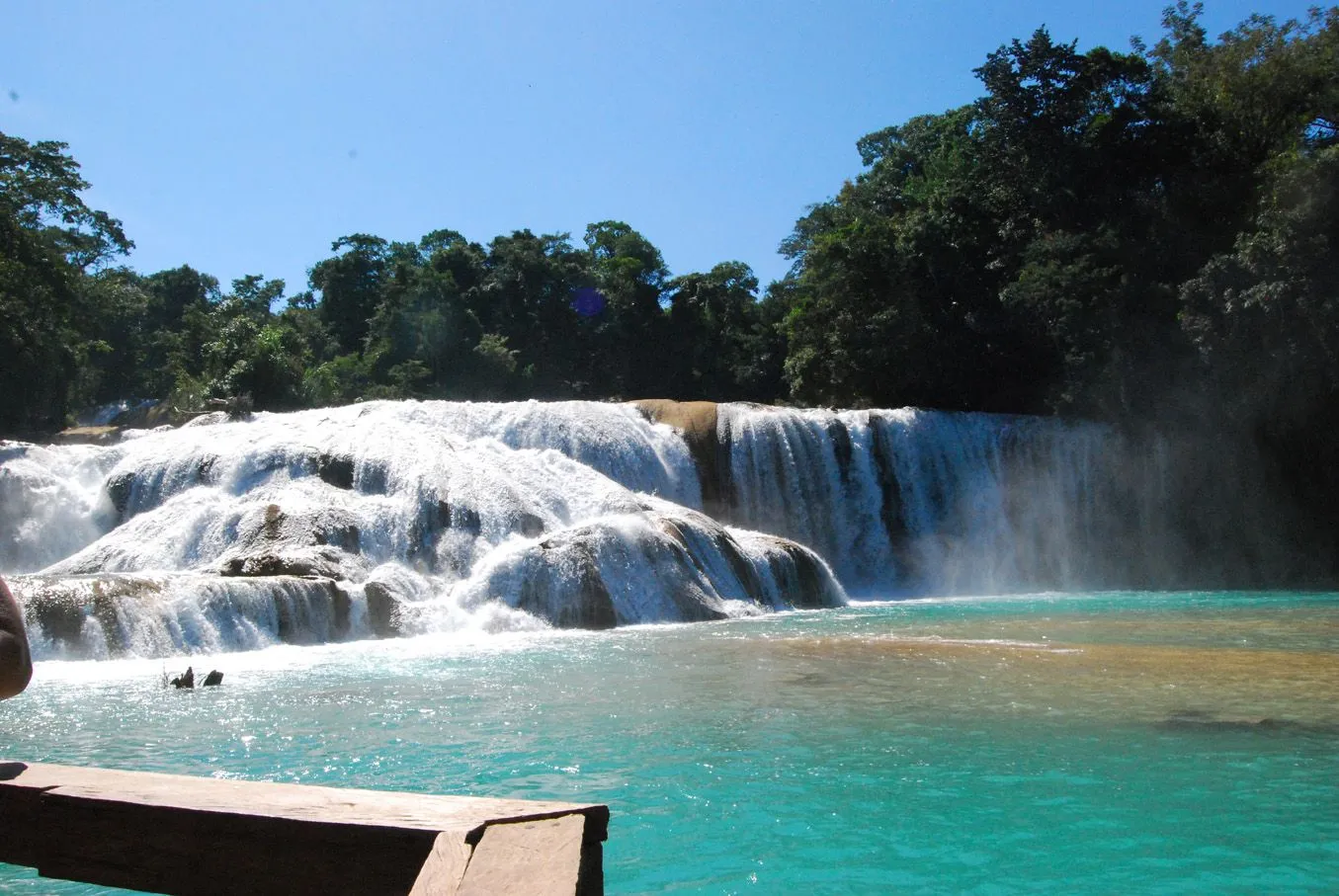 Cascadas De Agua Azul Chiapas Mexico