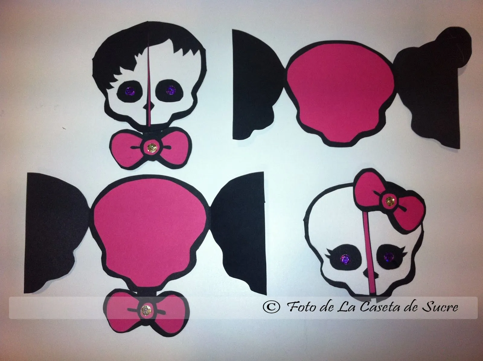 La Caseta de Sucre: Invitaciones para cumpleaños Monster High