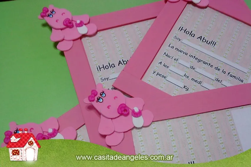 Casita de ángeles: Recuerdo de Nacimiento Casita de ángeles: Recuerdo de Nacimiento